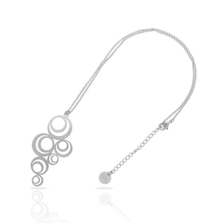 RAS - Wholesale Pendant/Charm Necklace - Adele Silver Plated Short Pendant1