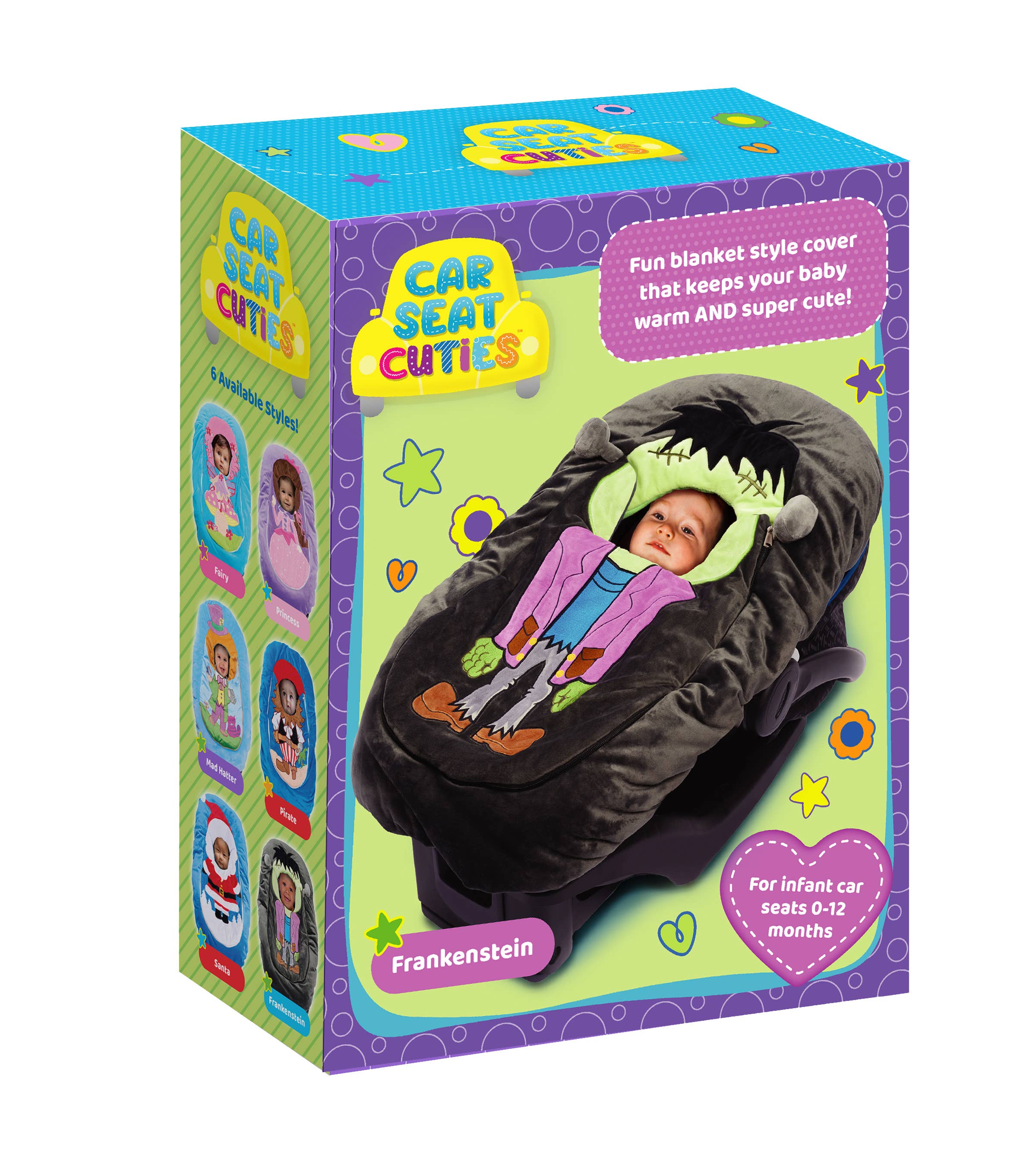 MaterialJill - Wholesale Car Seat Cover - Kids & Baby - Car Seat Cover, Baby Shower, Christmas Gift - Frankenstein3