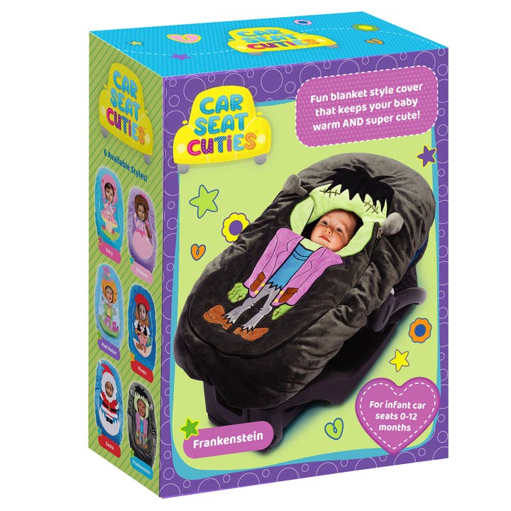 MaterialJill - Wholesale Car Seat Cover - Kids & Baby - Car Seat Cover, Baby Shower, Christmas Gift - Frankenstein3