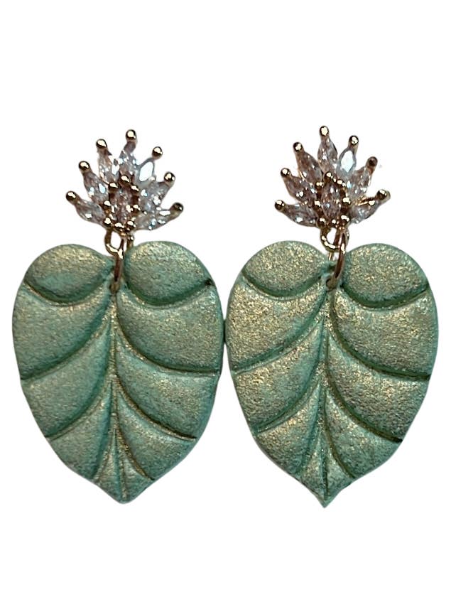 Leaf Dingle øreringe for engroshandel hos Maia Sol Designs