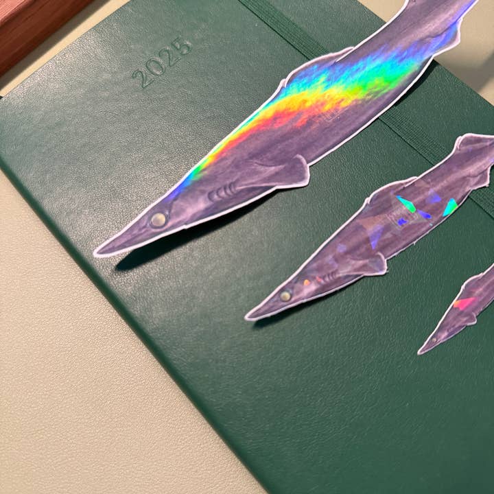 Stick Figure Fish - Wholesale Sticker - Arrowhead Dogfish Sticker1