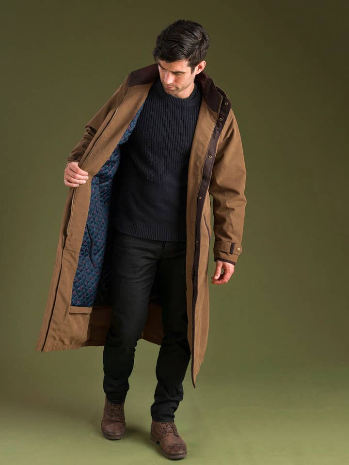 Emmet Waterproof Long Coat - Camel for wholesale on Faire