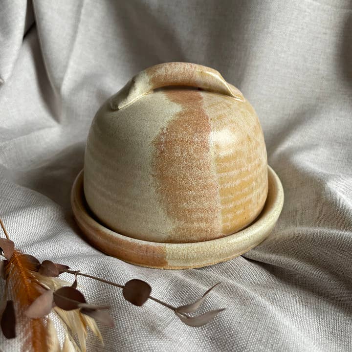 Charlotte Manser Ceramics - Wholesale Kitchen storage/organiser - Dunes Handmade Ceramic Butter Dish1