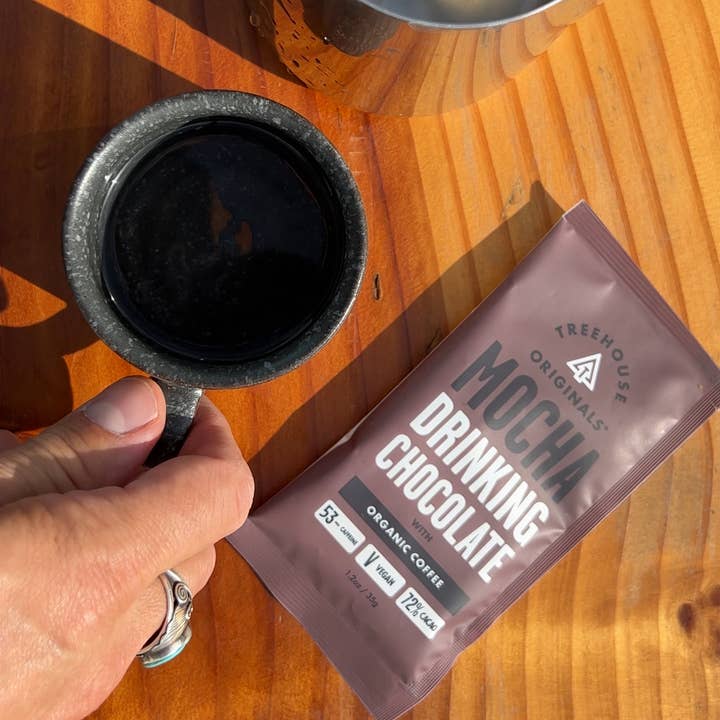 Treehouse Originals - Wholesale Hot Cocoa Mix/Kit - Mocha InstaCoffee Organic Dark Hot Chocolate, Single Serving3