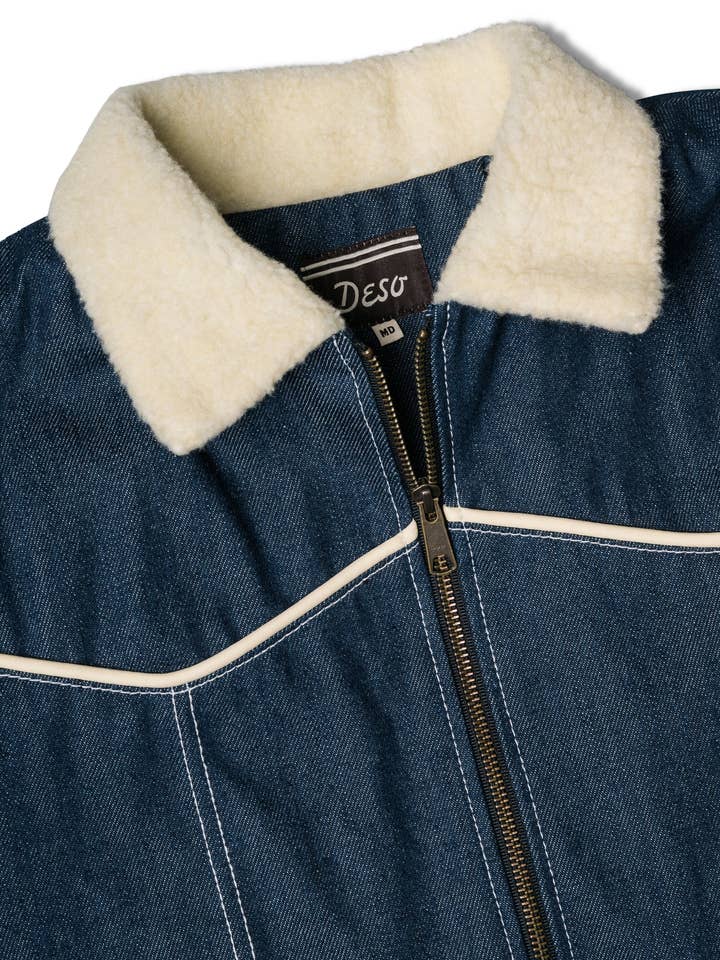 Dark Indigo Folsom Denim Jacket for wholesale on Faire5