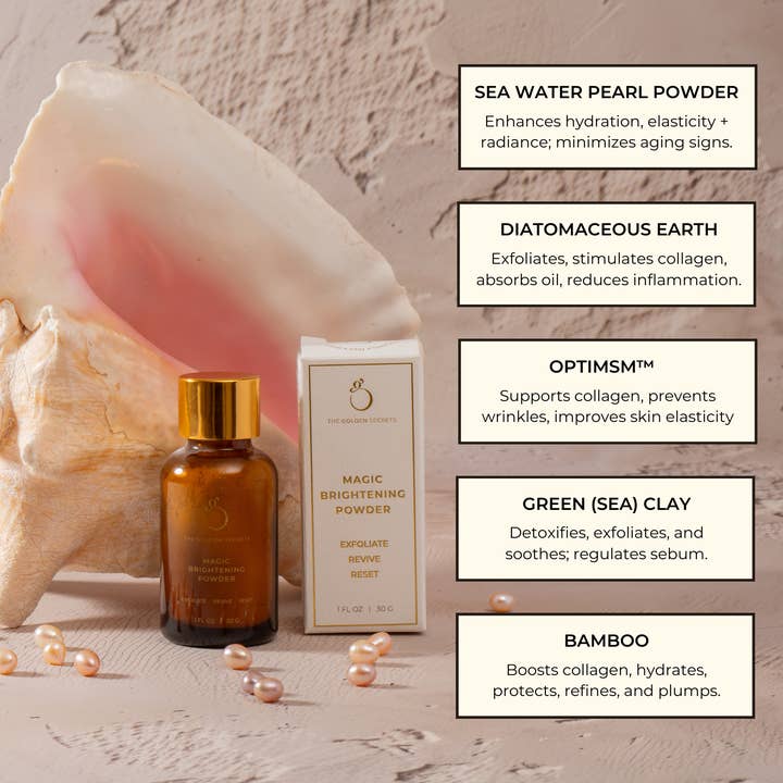 The Golden Secrets - Wholesale Facial Exfoliant/Scrub - Magic Brightening Powder 3in17