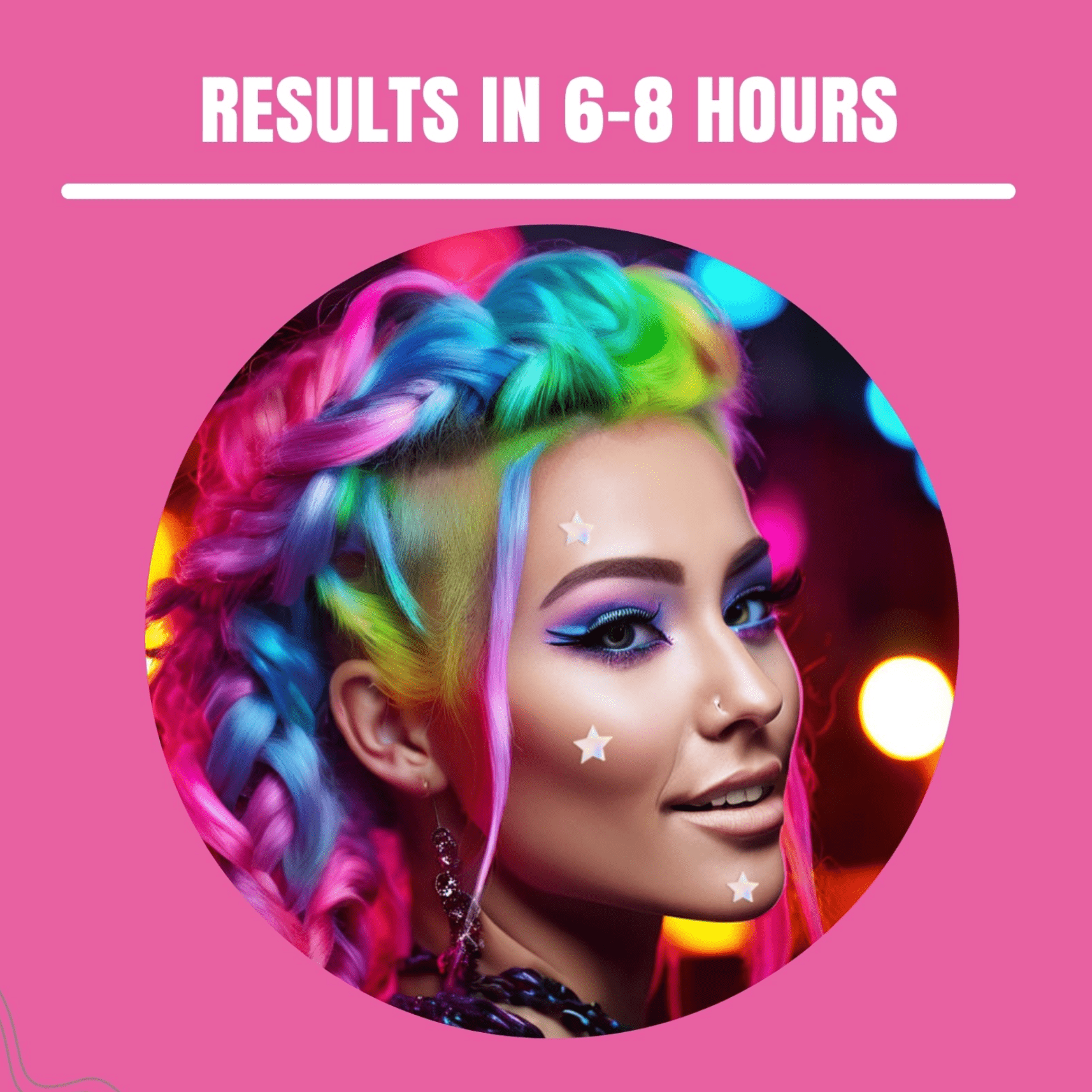 Holográfico Pegatinas holográficas con forma de estrella iridiscente de Unicorn Wishes, hidrocoloides, acné y espinillas, SpotStix, paquete de 56 de venta al por mayor en Faire9