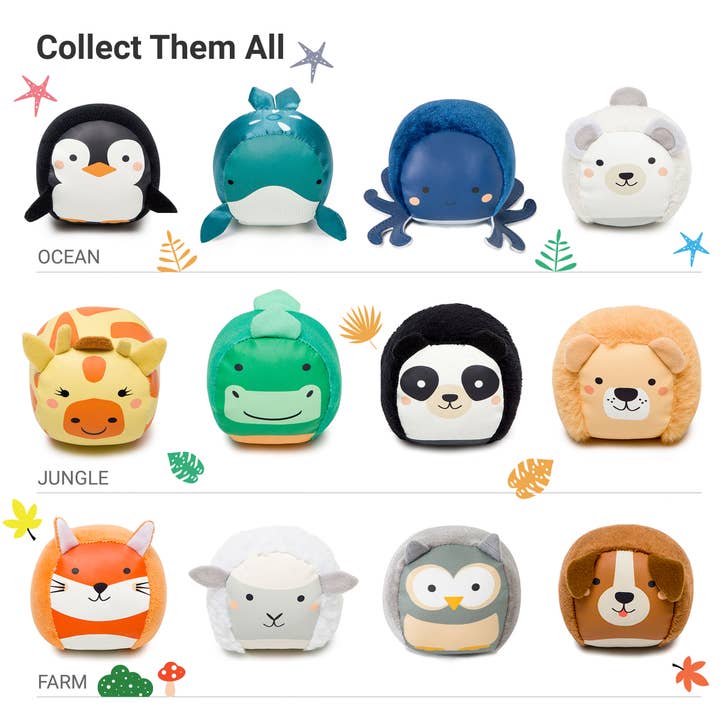 PJM Distributions - Wholesale Sensory Ball - Baby - Little Big Friends|Roly Poly Balls - Ocean Set-4|Sensory Toy