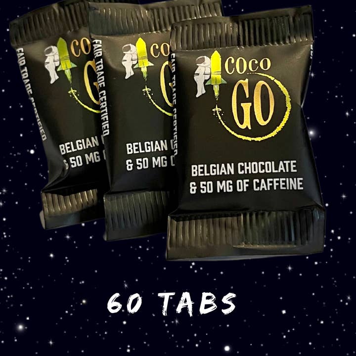 Coco Go - Wholesale Chocolate Bar - Coco-Go pre workout tabs caffeinated chocolates1