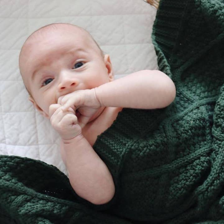 SNUGGLY JACKS - Wholesale Bedding Blanket - Kids & Baby - Forest Organic Knitted Blanket
