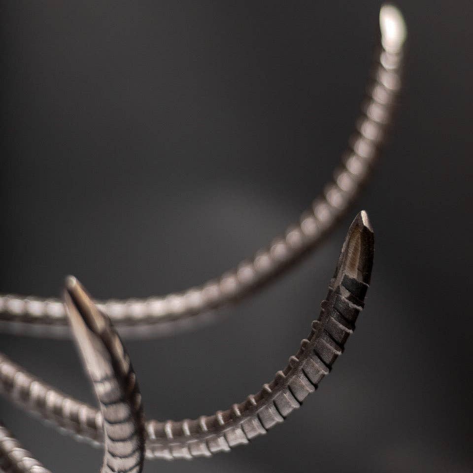 Metal Relic - Wholesale Wall Accent - "The End" 8 Point Deer Buck Skull Wall Sculpture15