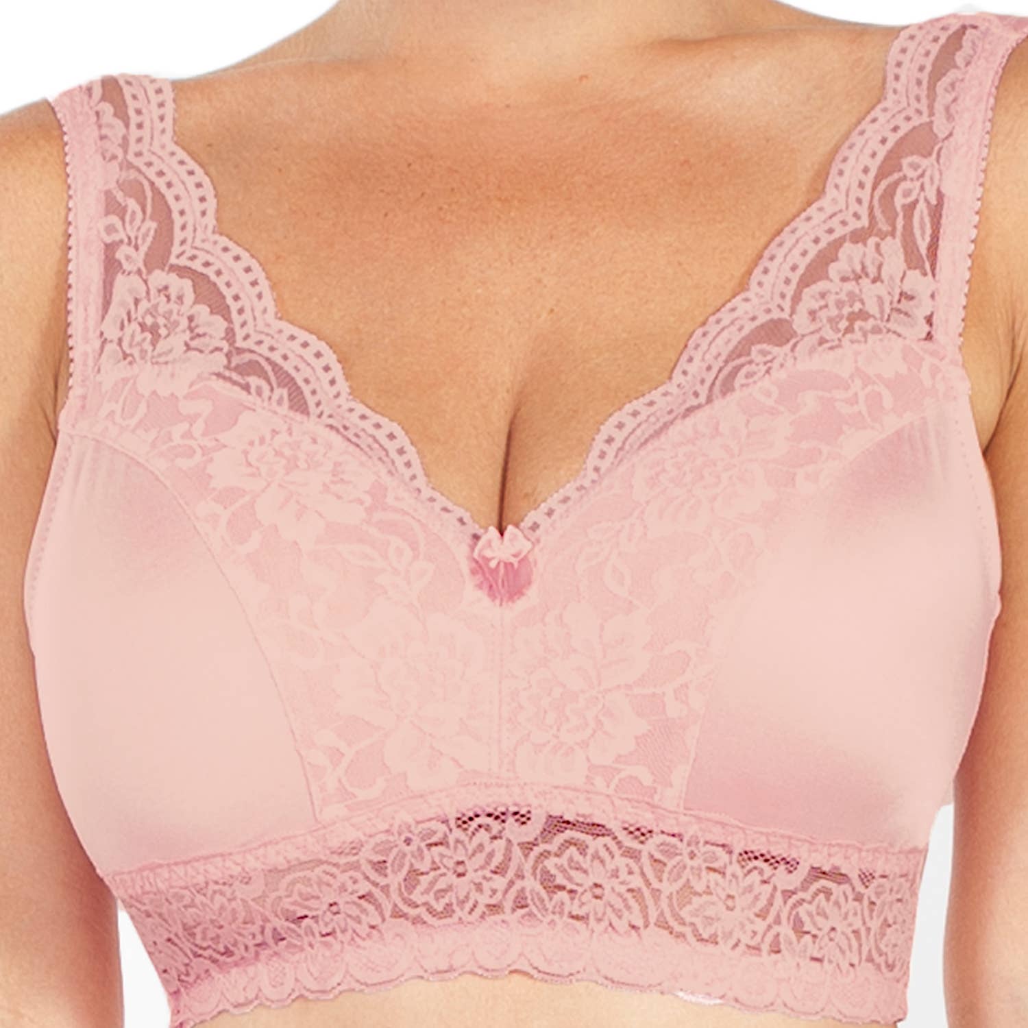 Rhonda Shear - Wholesale Bra - Women's - Pin Up Girl Lace Leisure Bra w/Pads2