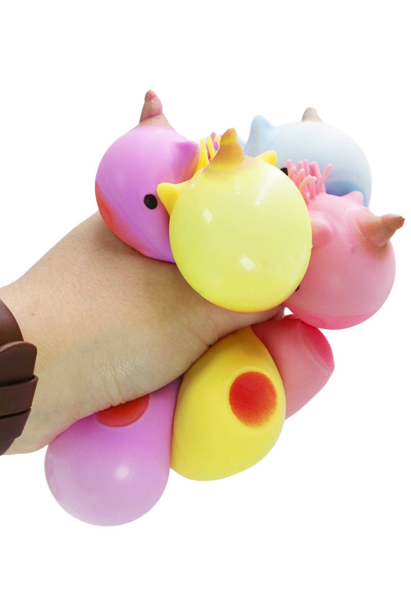 Cap Zone - Vente Jouet mou – enfant et bébé - Licorne potelée gélatineuse moelleuse remplie de slime - 12 pièces9