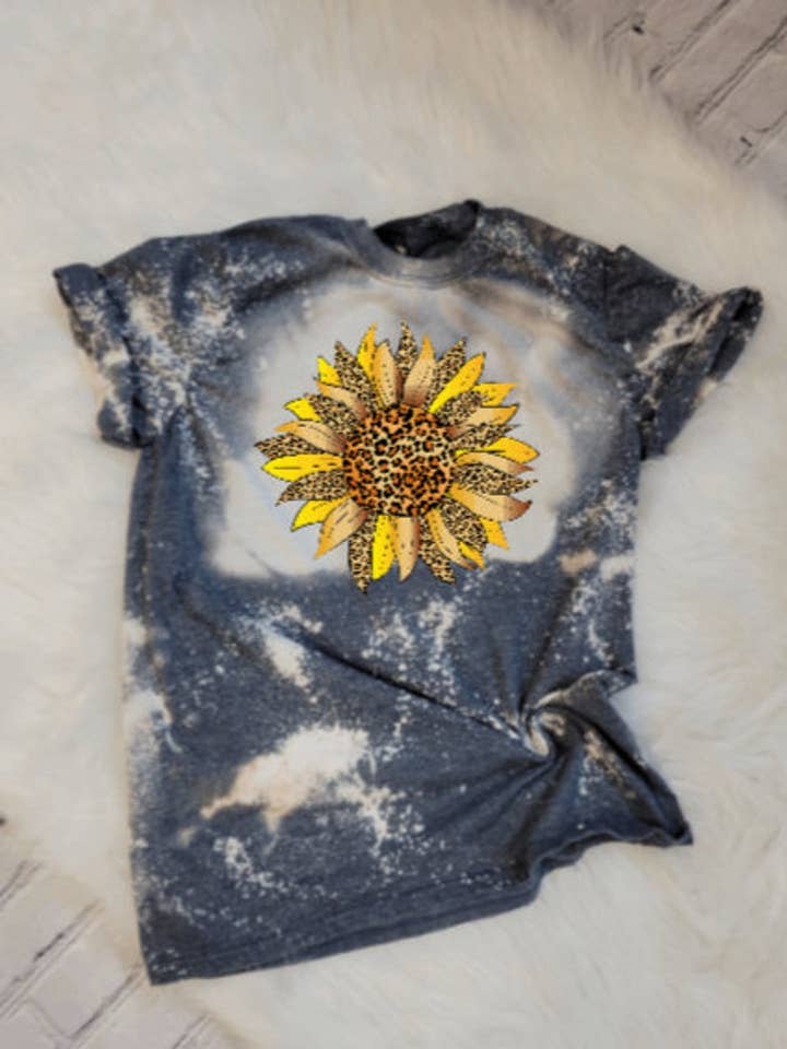 Camicia sbiancata girasole per la vendita all'ingrosso da parte di Ruby Lilly Designs