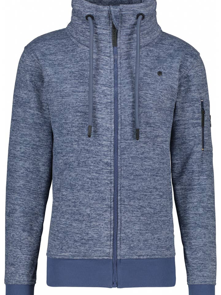 EliaSak F Mörkblå Fleecejacka för män för wholesale av Alife & Kickin