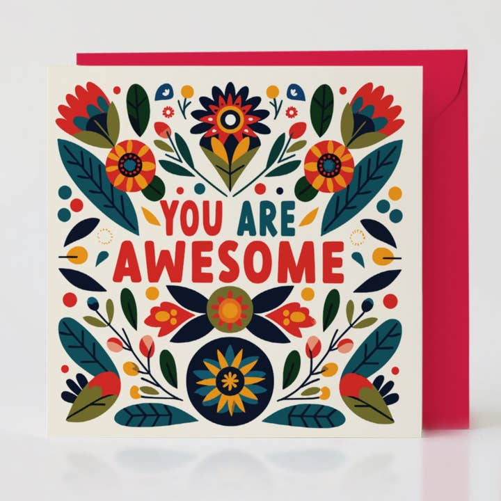 Brilliantly Brave - Wholesale Encouragement Card - You Are Awesome2
