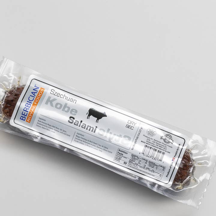 Kobe Style Salami for wholesale by Berbician Canada