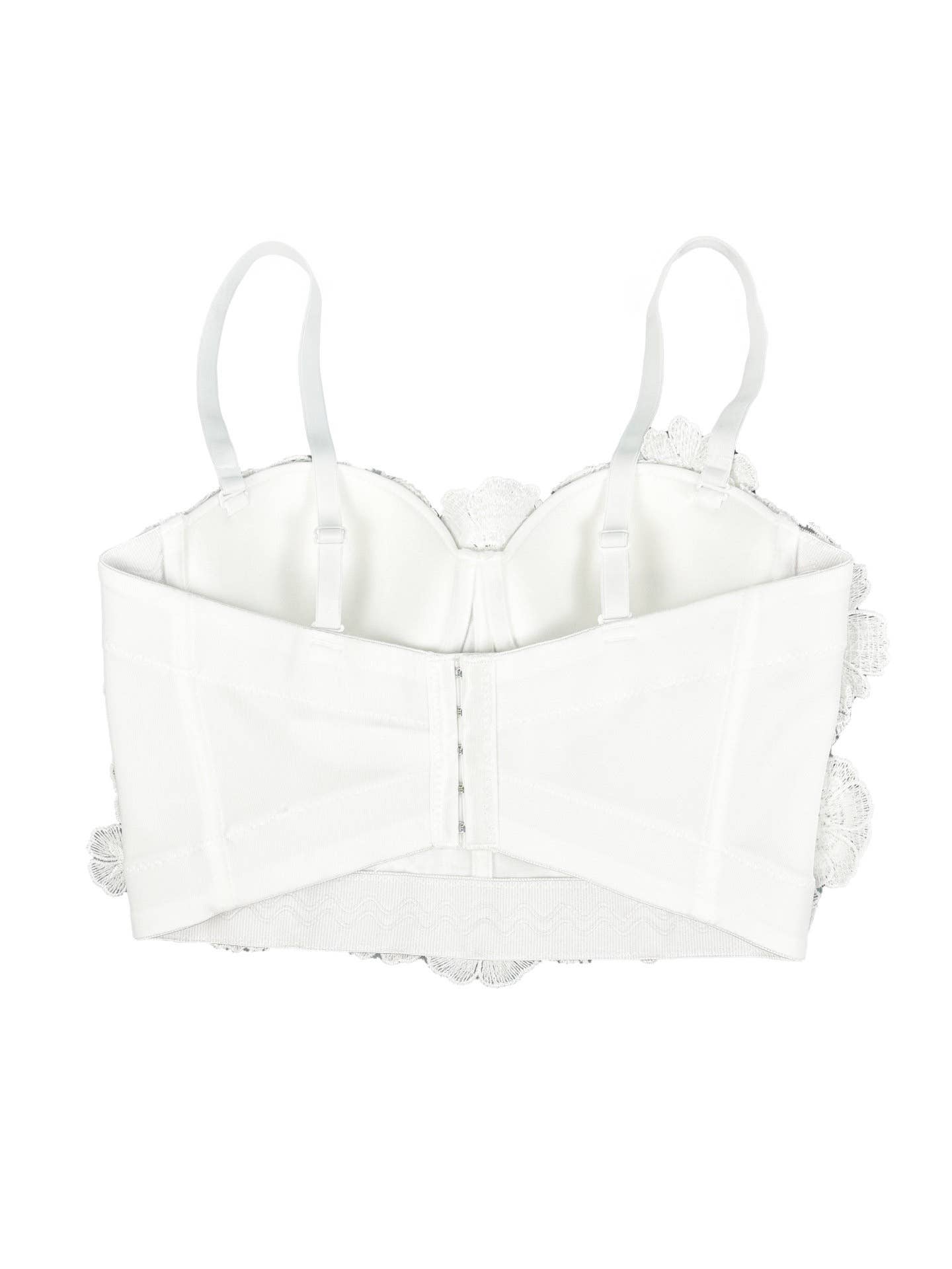 Productseeker – Großhandel Korsett – Damen – 29Y Dreidimensionales Florales Diamant-Trägertop mit Hosenträger18