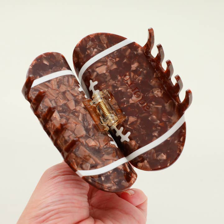 Adorro - Wholesale Hair Clip - Women's - Large Football Claw Clip5