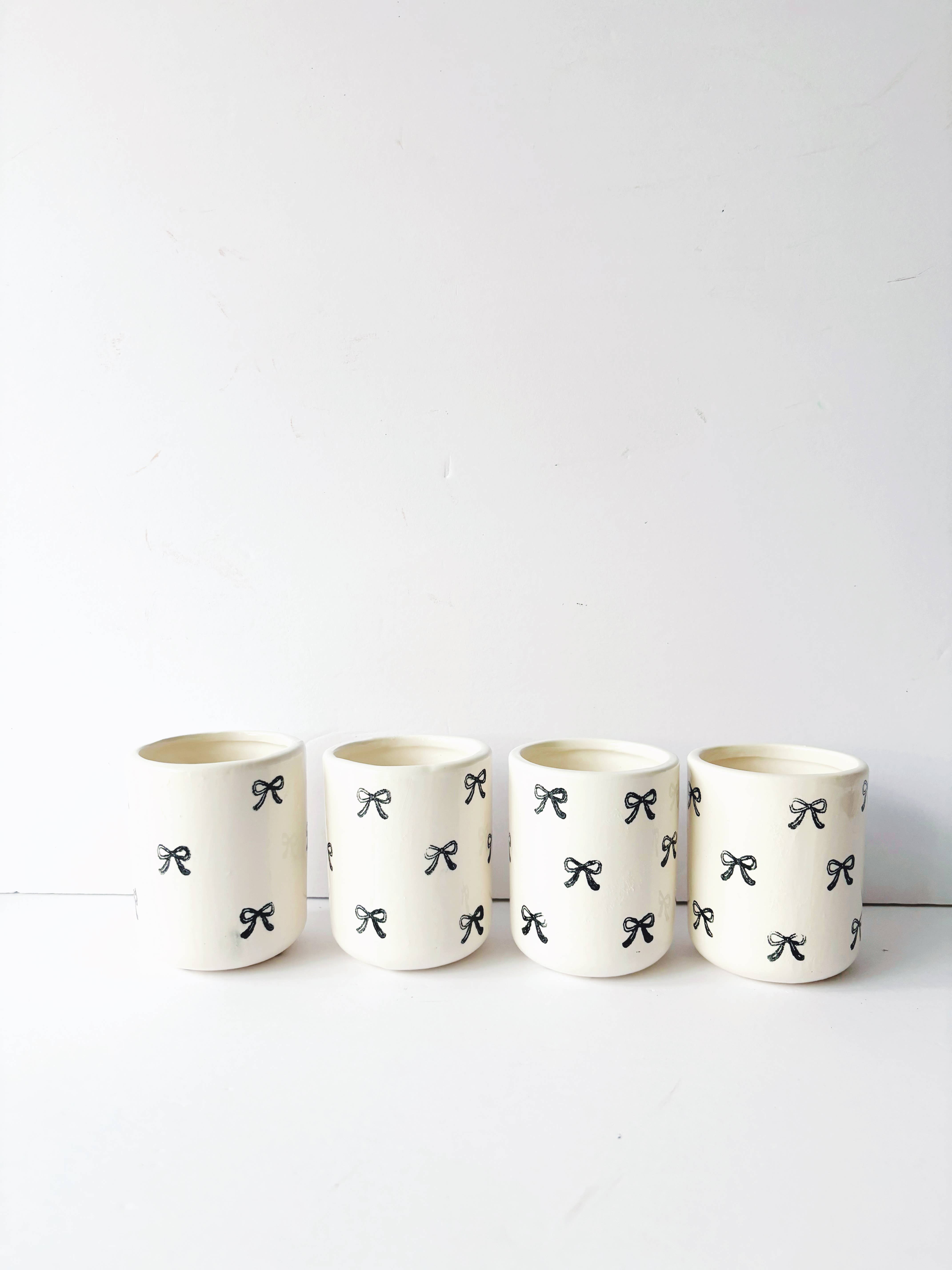 Luna Reece Ceramics - Wholesale Plant Pot - Mini Bows Organic Vessel