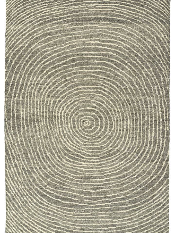 Alfombra rectangular gris Textura Collection de 5 pies x 7 pies 9 pulgadas para venta al por mayor de contempo fashion