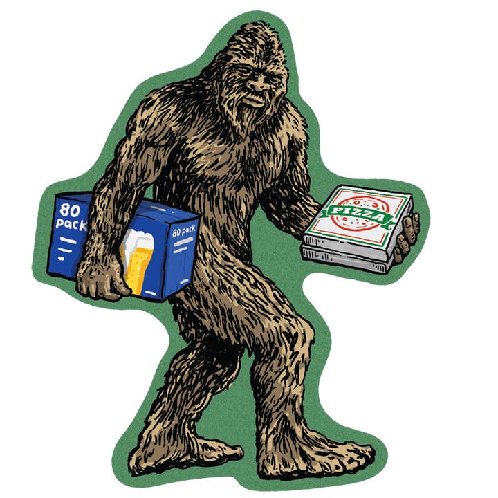 Desperate Enterprises - Wholesale Sticker - Sticker - Big Foot and Beer (Set of 6) Vinyl