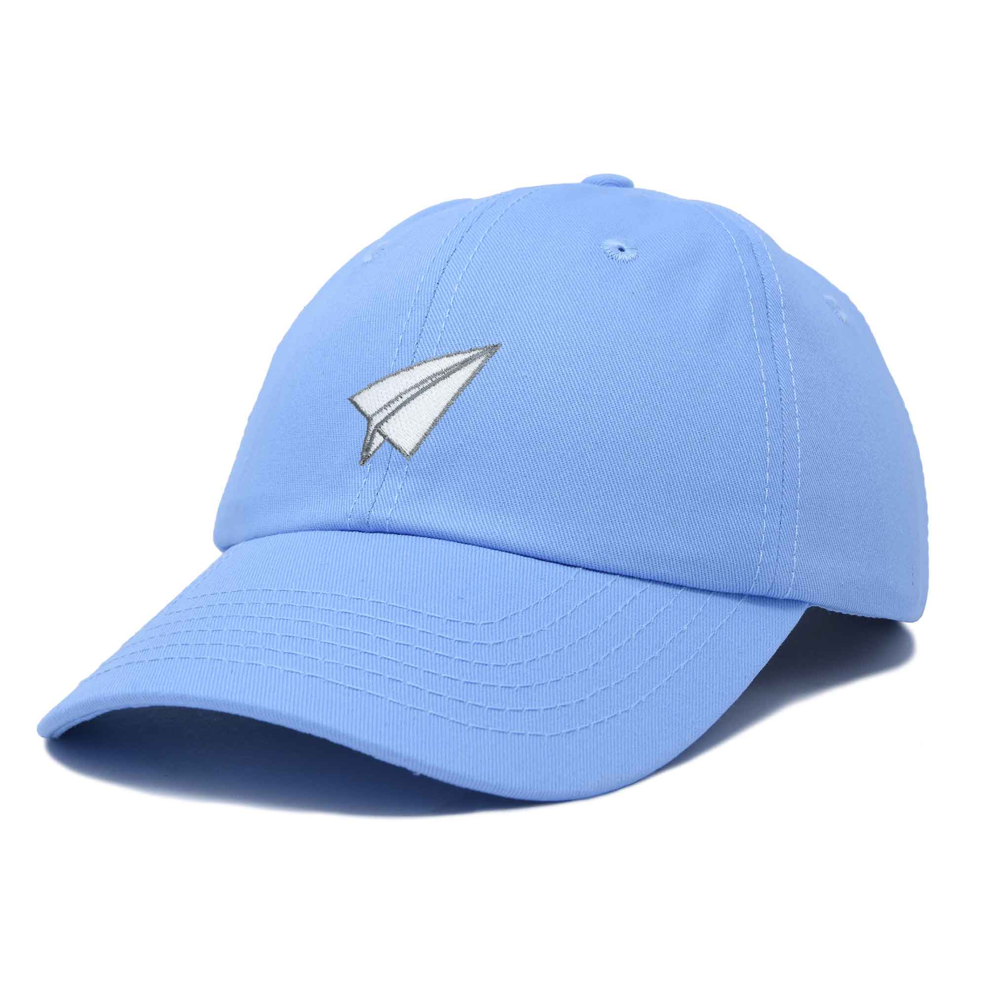 Dalix – Engroshandel Baseballkasket - Unisex – DALIX Paper Plane Hat Broderet Herre Dame Baseball Cap11