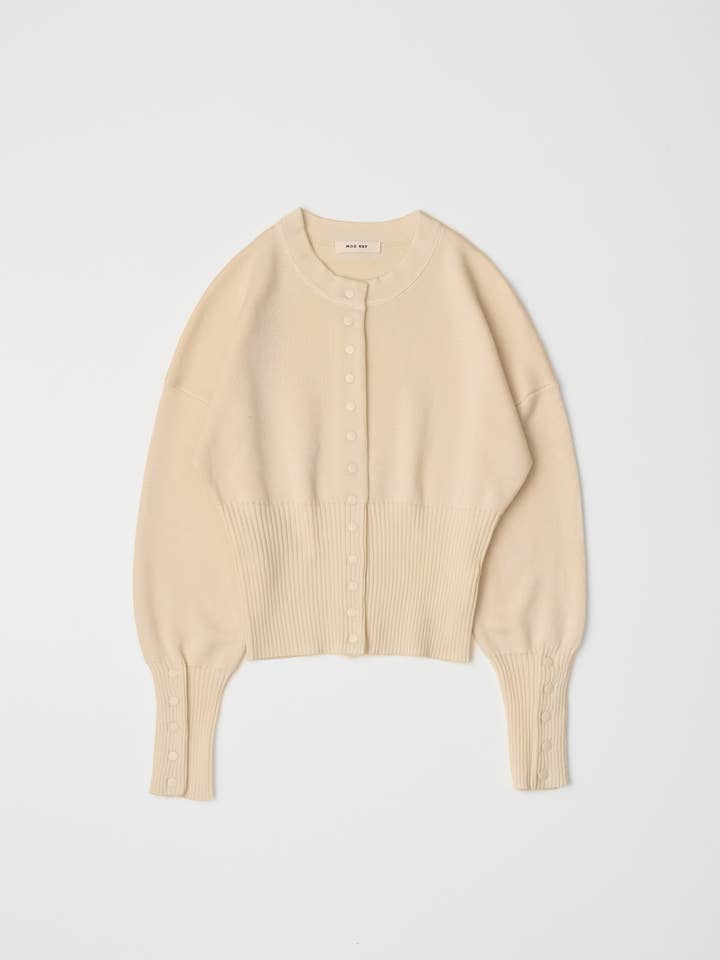 MOD REF - Wholesale Blouse - Women's - The Rosaline Top | Button-Down Knit Blouse with Ribbed Waist9