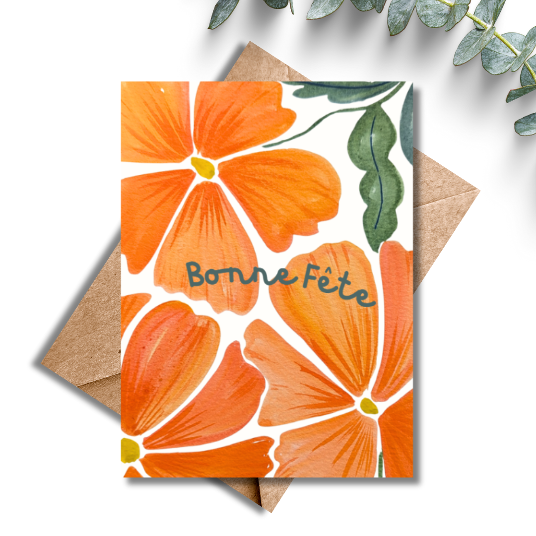 Amy Rae Maker - Vendita all'ingrosso Biglietti di auguri - Bonne Fete Fiori0