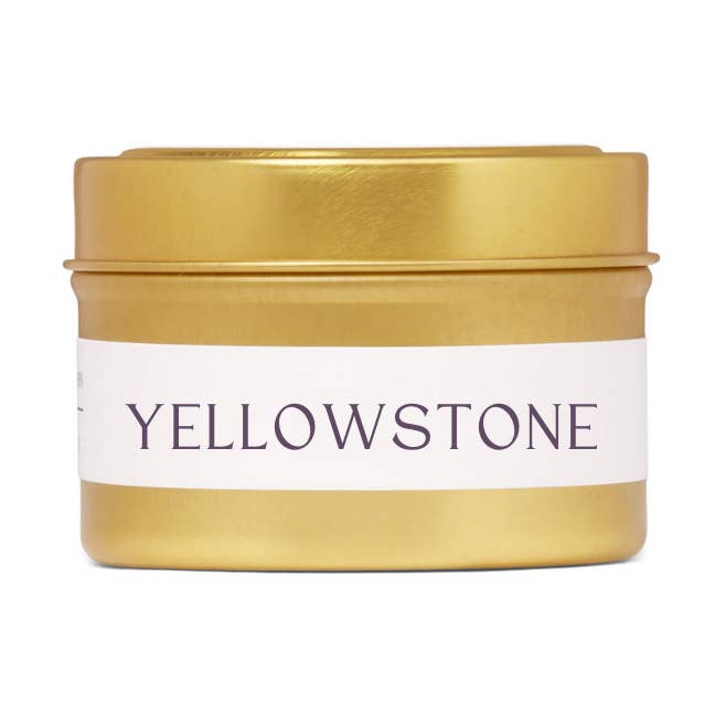 Vela de viaje Parque Nacional Yellowstone para venta al por mayor de The Roosevelts Candle Co