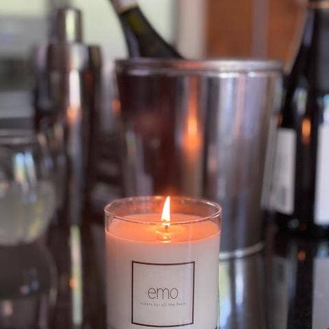 EMO Candles - Wholesale Jar/Filled Candle - Overserved - natural soy wax candle1