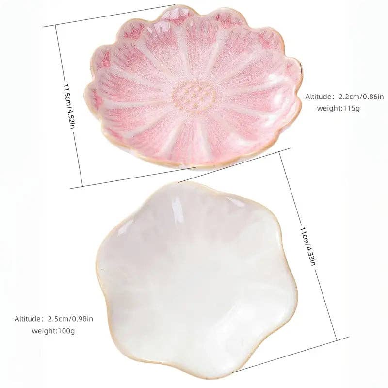 Huis Van Merken - Wholesale Jewelry Dish - Floral Ceramic Jewelry Dish – Elegant Vanity Tray for Accessories & Home Décor8