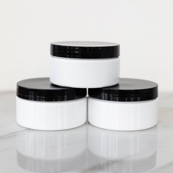 Ready-To-Label Sugar Body Scrub 8oz for wholesale by Hip & Chick Organiks