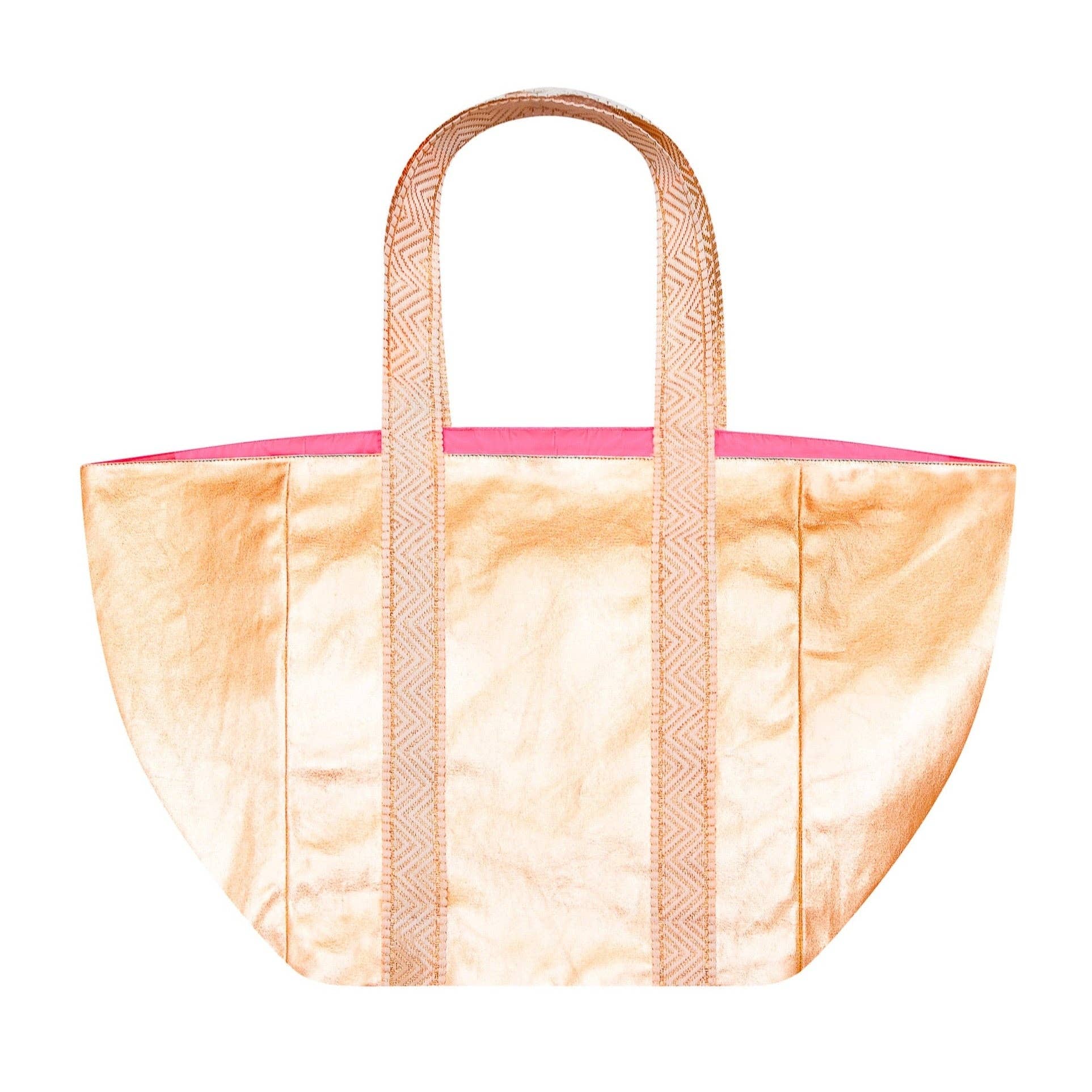 Cockatoo – wholesale Tote bag – Unisex – SHEENY GOLD BEACH BAG1