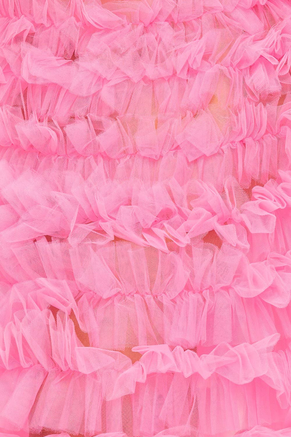 Hot & Delicious – Saia - Mulher por atacado – Saia de círculo midi em camadas de tule transparente para senhoras (HDS30139)14