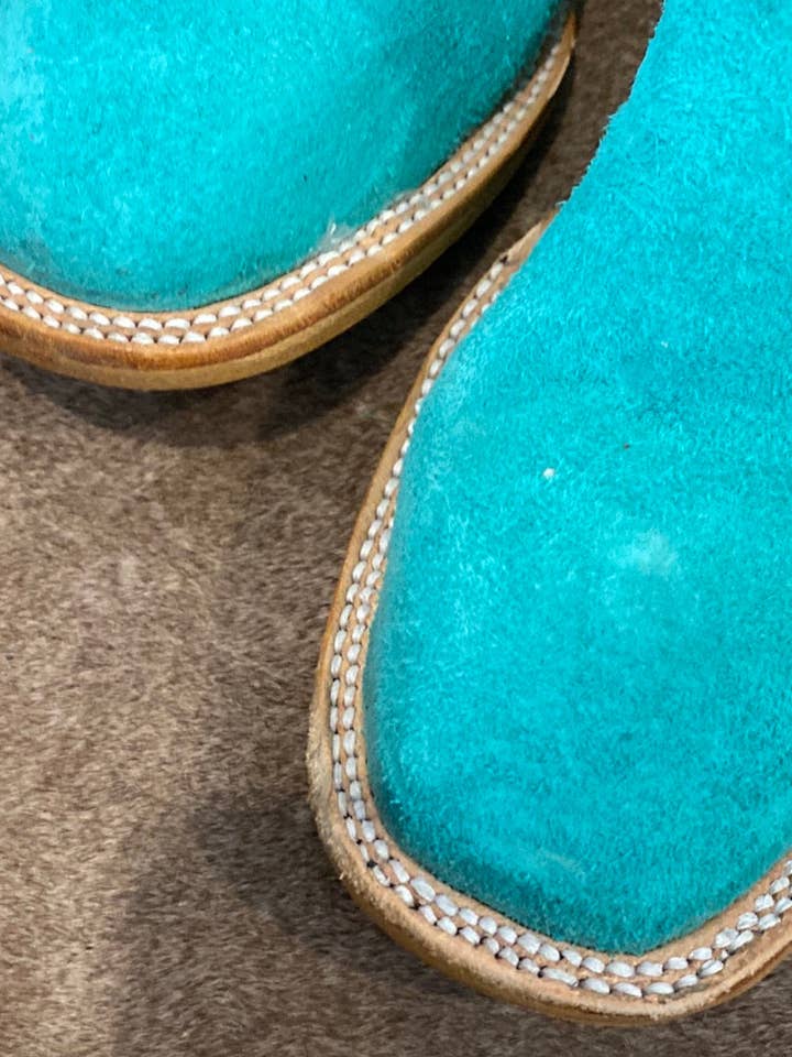 Maat 8 (25 cm) Mint x Cowhide Rancherr Rodeolaars voor wholesale door Rancherr Boots