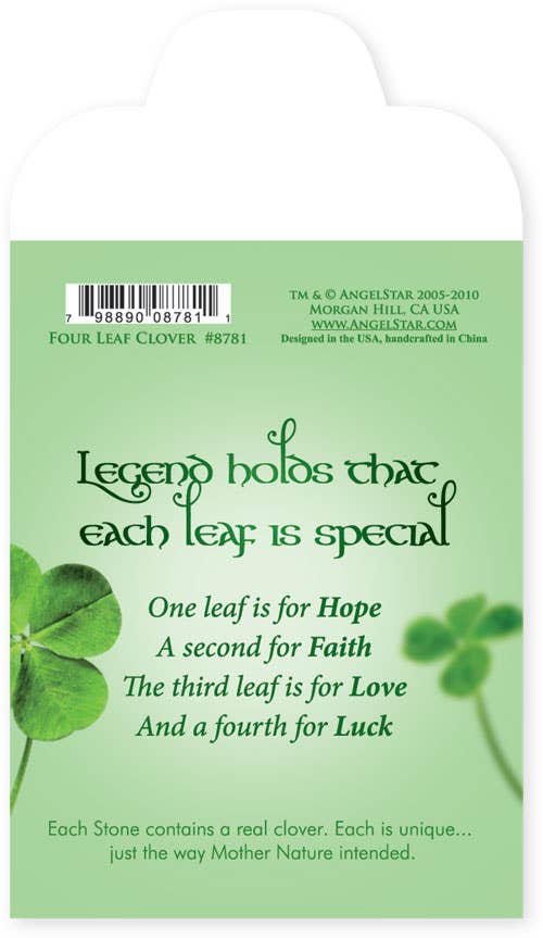 AngelStar - Vente Jeton/pièce de collection - Recharge - Trèfle à quatre feuilles, préemballage de 36 pièces4