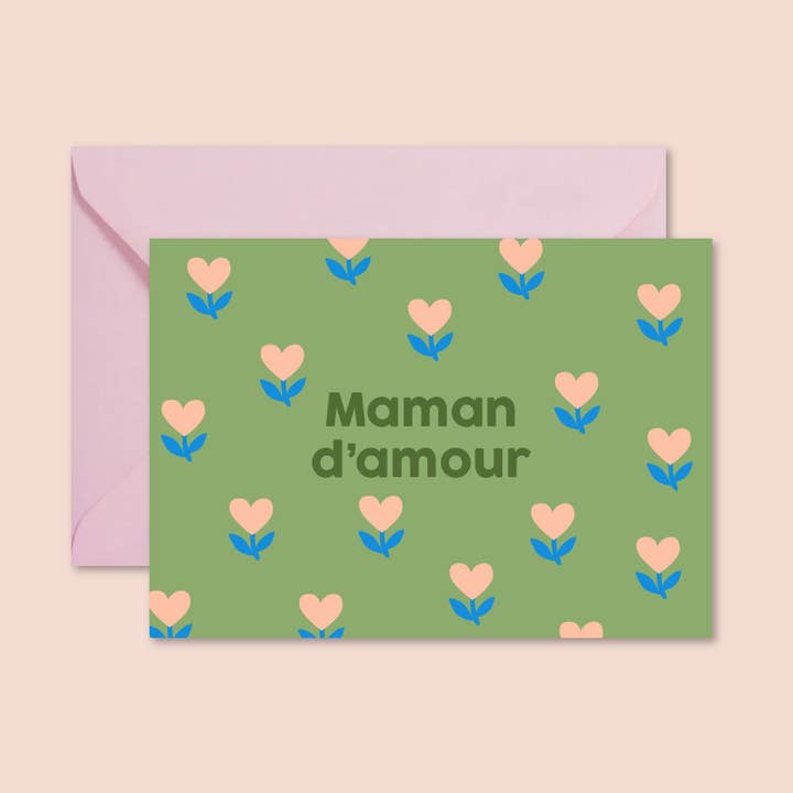 Ma Petite Vie - Wholesale Mother's Day Card - "Mother's Day" Card: Love Mom (with envelope)0