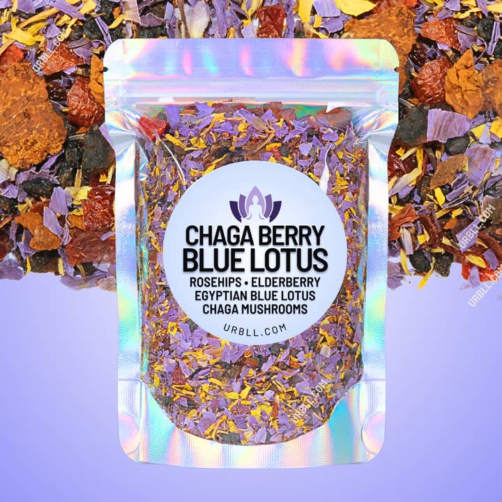 Urbll - Wholesale Loose Tea - Chaga Berry Blue Lotus2