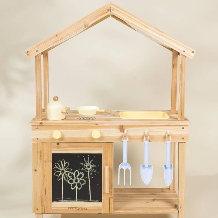 Coco Village - Wholesale Wood Toy - Kids - Wooden Outdoor Play Kitchen1
