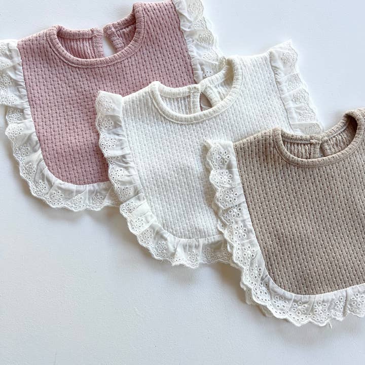 Knitted Lace Frill Bib and other Purchase Wholesale netball bibs. Free Returns & Net 60 Terms on Faire trending on Faire.