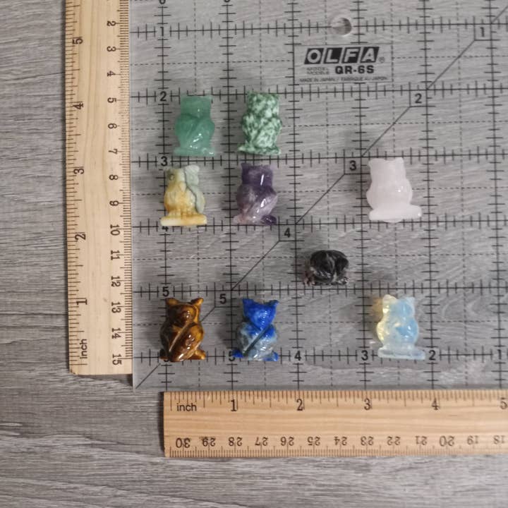 Keystone Crystals - Wholesale Decorative Figurine - Gemstone Owl Figurine – Small Crystal Owl Decor 14