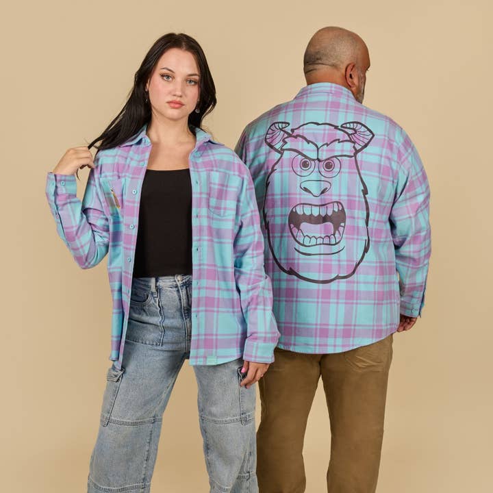 Cakeworthy - Wholesale Button Down Shirt - Unisex - Sulley Flannel0