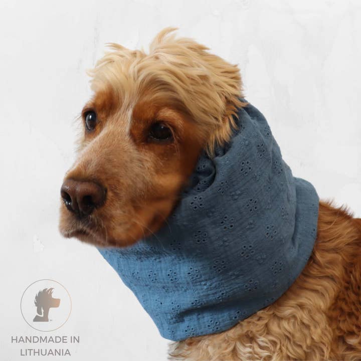 Snood pour chien en coton – Mousseline légère | Sky Bloom pour la vente par Distinguish Me