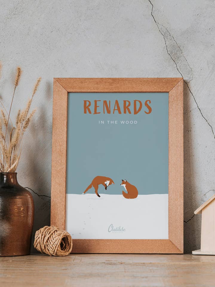 RENARDS pour la vente par clotilde cugniere créations
