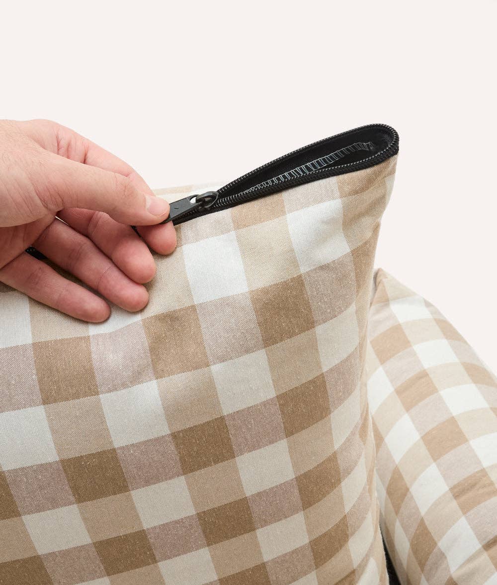 CAFIDE - Wholesale Bedding Blanket - Kids & Baby - Vichy Beige Bed Cover, Snozy2