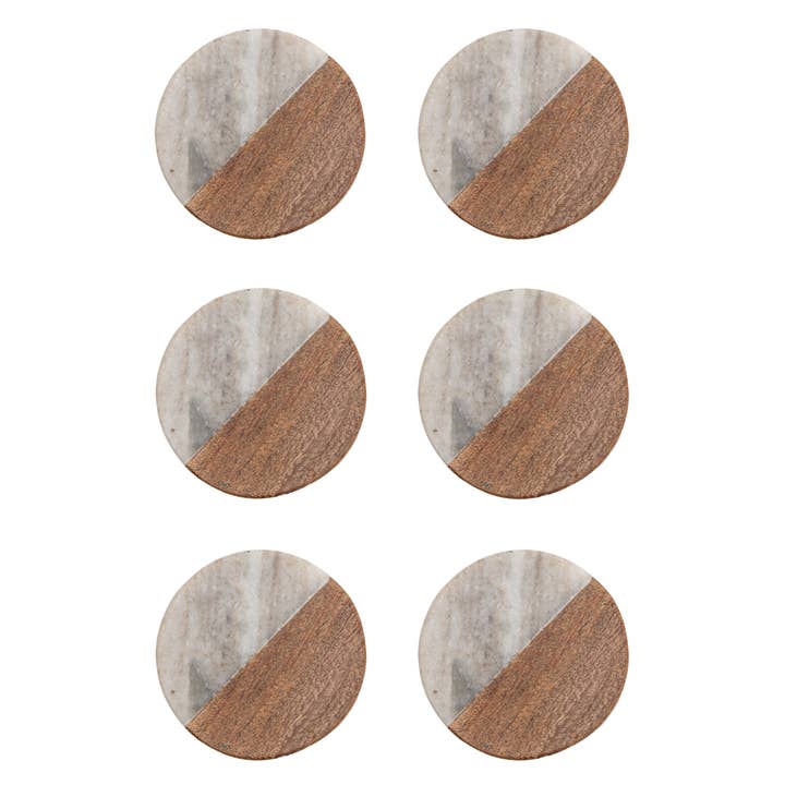 Brown Grey Marble Set of 6 Drawer Knobs Brown/Grey for wholesale on Faire