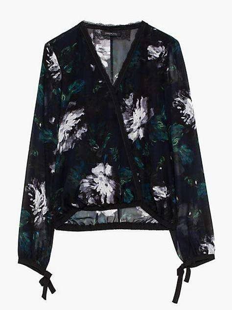 Top en satin de soie de Patrizia Pepe pour la vente par Affaire de Femmes