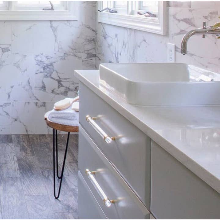 LuxHoldups - Wholesale Knob/Pull - Lucite Drawer Toggle Straight Post - Cabinet Handles & Knobs8