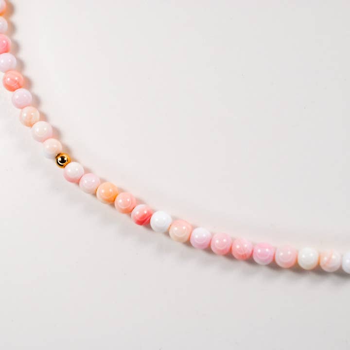 Queen Conch Shell Solo Mini Choker for wholesale by Ripple | Reiki Infused Jewelry